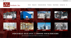 Desktop Screenshot of devansealants.com